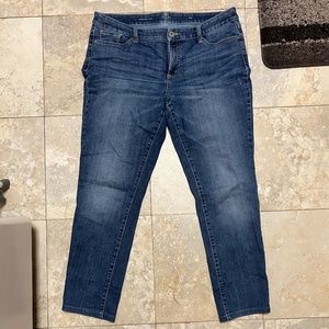 St. John's Bay Straight Leg Blue Jeans 14W